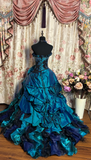Stunning Strapless A-Line Ruffles Quinceanera Dresses Birthday Ball Gowns, HZ0319