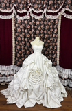 Retro White Swetheart A-Line Quinceanera Dresses Ball Gowns Wedding Dresses, HZ0319