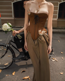 Fashion Strapless Patchwork Butterflies Design A-line Women Party Dress, HZ0319