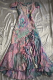 Lilac Ombre Off Shoulder Sheath Chiffon Long Evening Dress Vintage Party Dress, HZ0319
