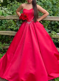 Stunning Prom Dress Sweetheart Formal Outfits Beading Red Evening Gown Gala Dress HZ0319