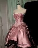 Beauty Prom Dress Sweetheart Beading Pleated Evening Dresses Birthday Party Outfits Gala Gown HZ0319