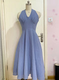 Charming Prom Dress A Line V-neck Pleated Evening Dress Gala Gown Cocktail Outfits HZ0319