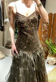 New Arrival Prom Dress Spaghetti Straps Blackless Pleated Cocktail Outfits Evening Dress Gala Gown HZ0319