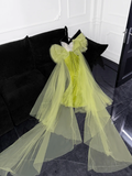 Sparkling Green Sequined Design Elegant Mermaid Prom Dress Evening Dress HZ0319