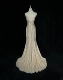 Shiny Sweetheart Neckline Sequins Floor Length Prom Dress Evening Dress Party Dress HZ0319