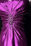 Gorgeous Spaghetti Straps Crystal Pleated Prom Dress Evening Dress Gala Dress Long Gown HZ0319