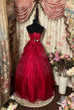 Charming Prom Dress Spaghetti Straps Ball Gown Evening Dress Birthday Party Dress HZ0319