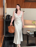 Sexy Prom Dress V-neck Lace Prom Gown Evening Dress Party Dress Gala Dress HZ0319