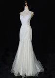 Charming Prom Dress Spaghetti Straps Mermaid Prom Gown Evening Dress Gala Dress Business Dinner Dress HZ0319