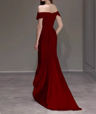 Charming Prom Dress Off Shoulder Floor Length Prom Gown Evening Dress Gala Dress HZ0319