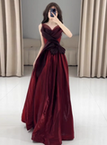 Charming Prom Dress A Line Pleated Prom Gown Evening Dress Gala Dress Dress HZ0319
