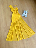 Stunning Prom Dress Asymmetrical Straps Pleated Prom Dress Evening Dress Party Dress HZ0319