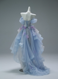 Pretty Prom Dress Off Shoulder Pleated Prom Gown Homecoming Dress Birthday Party Dress HZ0319