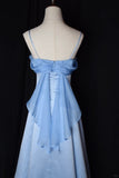 Sweet Prom Dress A Line Spaghetti Straps Pleated Evening Dress Gala Dress Birthday Party Dress HZ0319