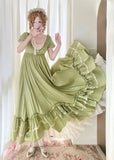 Cute Prom Dress A Line Crew Neck Pleated Ruffle Evening Dress Birthday Party Dress HZ0319