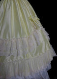 Sweet Prom Dress Crew Neck Pleated Lace Ball Gown Evening Dress Birthday Party Dress HZ0319