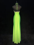 Stunning Prom Dress Halter Beading Evening Dress Gala Dress Party Dress HZ0319
