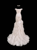 Elegant Prom Dress Off Shoulder Pleated Mermaid Evening Dress Gala Dress HZ0319