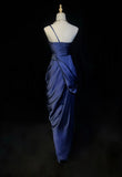 Pretty Prom Dress One Shoulder Pleated Evening Dresses Gala Dress Party Dress HZ0319