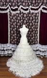 Elegant Prom Dress A Line Strapless Pleated Tiered Gala Dress Evening Dress HZ0319