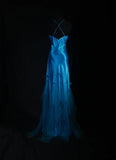 Gorgeous Prom Dress Blue V-neck Evening Dresses Birthday Party Dress Cocktail Dress HZ0319