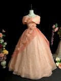 Beauty Prom Dress Off Shoulder Pleated Evening Dress Sweet 16 Dress Ball Gown HZ0319