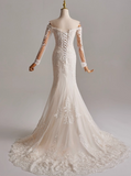 Elegant Sweetheart Lace Mermaid Wedding Dress HZ0319