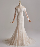 Elegant Sweetheart Lace Mermaid Wedding Dress HZ0319