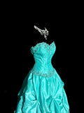 Pretty Prom Dress Sweetheart Pleated Ball Gown Evening Dress Quinceanera Dress HZ0319