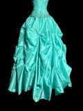 Pretty Prom Dress Sweetheart Pleated Ball Gown Evening Dress Quinceanera Dress HZ0319