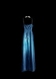 Stunning Prom Dress Gradient Blue Spaghetti Straps Long Evening Dress Gala Dress HZ0319