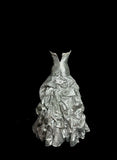 Stunning Prom Dress Silver Sweetheart Pleated Evening Dress Gala Dress HZ0319
