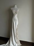 Charming Prom Dress Spaghetti Straps Lace Evening Dress Gala Dress HZ0319