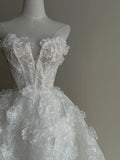 Beauty Prom Dress Sweetheart Flower Evening Dress Gala Dress HZ0319