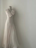 Elegant Prom Dress A Line V-neck Pleated Evening Dress Birthday Party Dress HZ0319