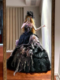 Charming Prom Dress Strapless Pleated Ball Gown Birthday Party Dress HZ0319
