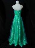 Newest Prom Dress A Line Strapless Tulle Cocktail Dress Evening Dress HZ0319