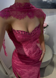 Popular Prom Dress Sweetheart Slit Evening Dress Birthday Party Outfits HZ0319