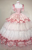 Popular Prom Dress Square Neck Pleated Ball Gown Sweet 16 Dress Evening Dress HZ0319