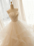 New Arrival Wedding Dress Sweetheart Pleated Tulle Wedding Dress HZ0319