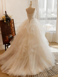 New Arrival Wedding Dress Sweetheart Pleated Tulle Wedding Dress HZ0319