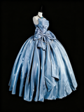 Pretty Prom Dress Strapless Pleated Ball Gown Evening Dress Sweet 16 Dress HZ0319