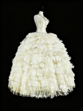 Vintage Wedding Dress Sweetheart Tulle Pleated Wedding Dress HZ0319