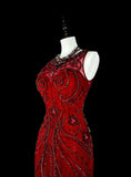 Gorgeous Prom Dress Crew Neck Mermaid Evening Dress Gala Dress HZ0319