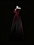 Shiny Prom Dress A Line Off Shoulder Pleated Tulle Evening Dress Gala Dress HZ0319