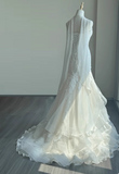 New Arrival Wedding Dress Sweetheart Lace Tulle Mermaid Wedding Dress HZ0319