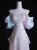 Luxury Prom Dress Off Shoulder Evening Dress Gala Dress Birthday Dress HZ0319