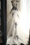 Elegant Prom Dress Crew Neck Pleated Tulle Evening Dress Gala Dress Ball Gown HZ0319