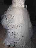 New Design Prom Dress Sweetheart Tulle Evening Dress Birthday Party Outfits Ball Gown HZ0319